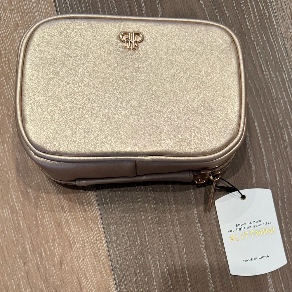 PurseN LittMini Gold Lighted Mirror Case - Picture 4 of 9